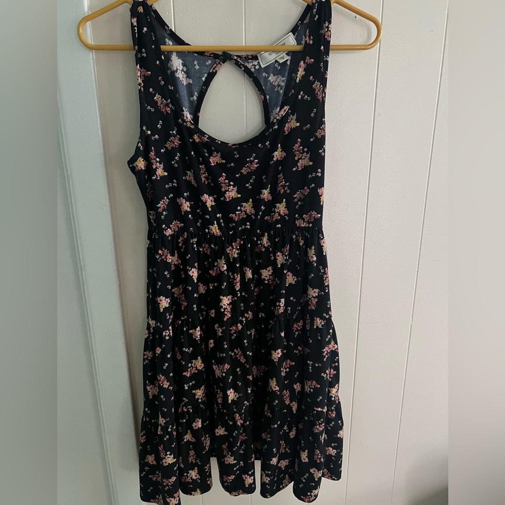 NYLA Mini Y2K Vintage Dress Women Size Medium Floral 90’s Short Sleeve Flowy